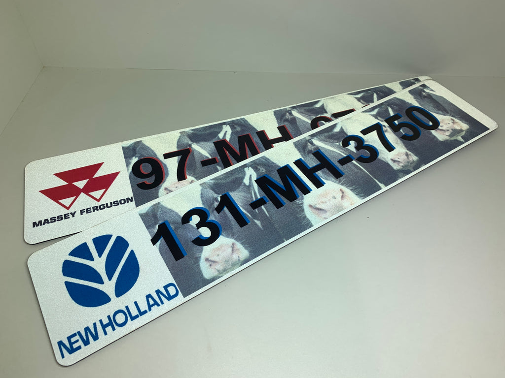 Custom number plate Ireland – Cows