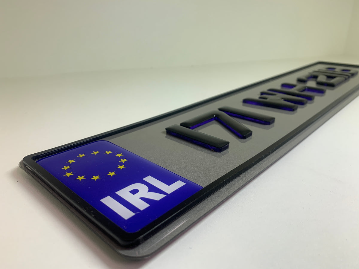 50mm 5D Number plates