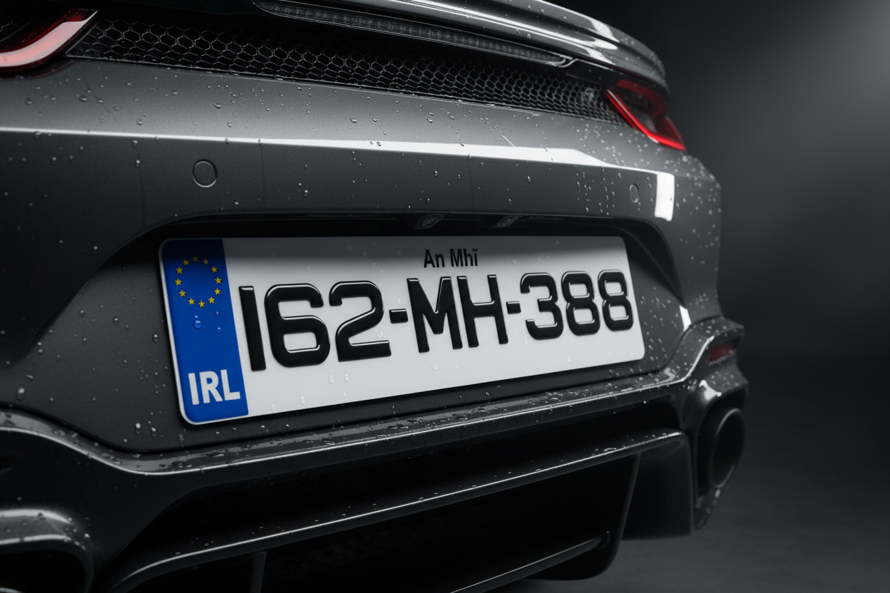 3D Gel Plate – An Mhí – Mounted on Car