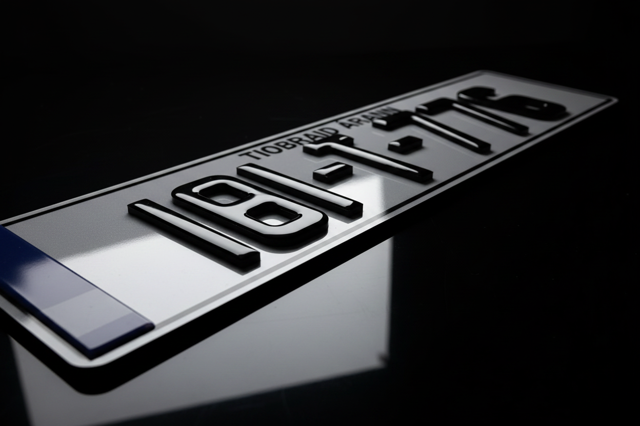 4D Gel 5D Number Plate – Studio