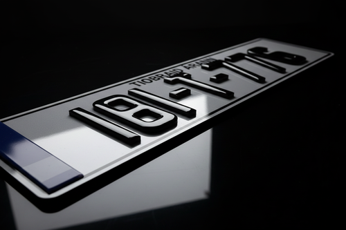 4D Gel 5D Number Plate – Studio