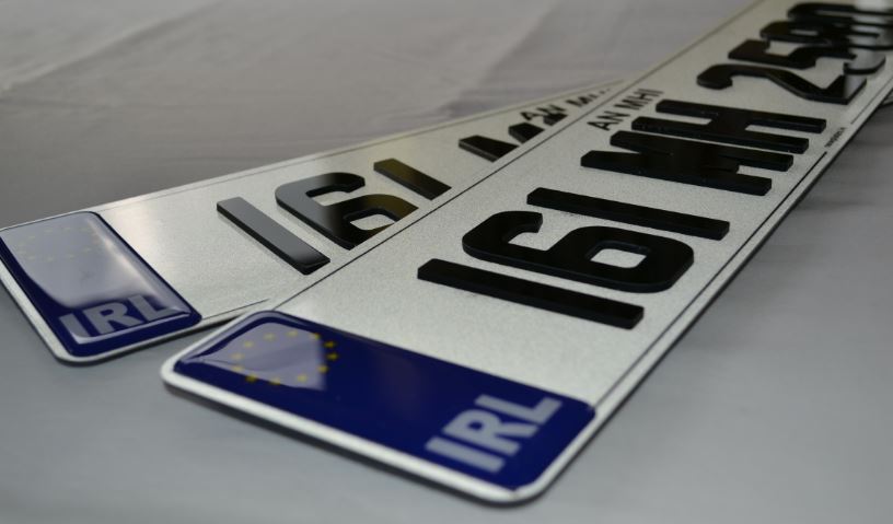 Road legal 4D number plate Ireland – NCT compliant premium