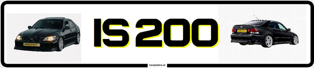 Custom number plate Ireland – personalised design example