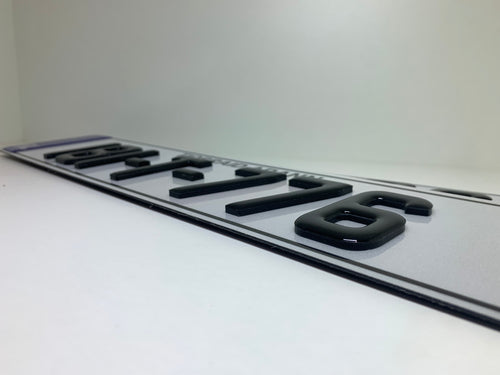 4D gel 5D number plate Ireland – premium irish number plates
