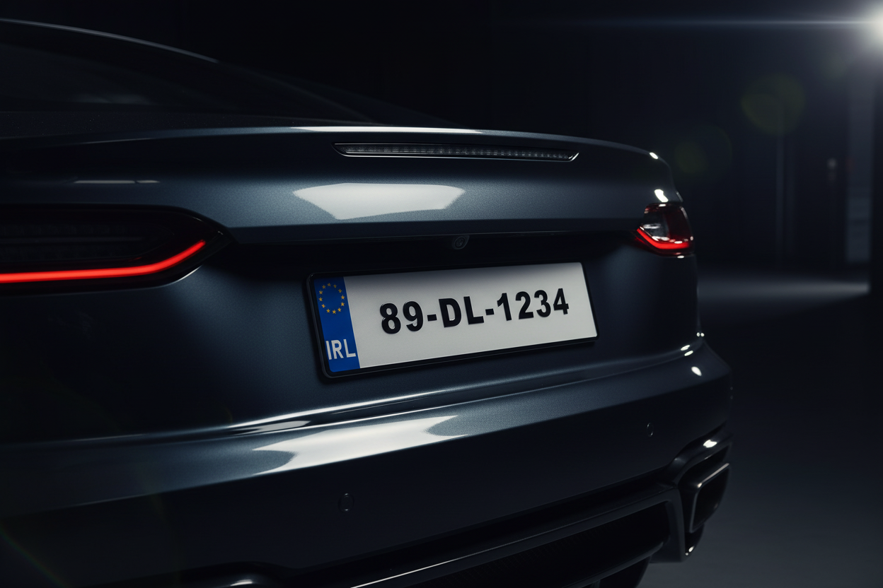 Donegal Style Number Plate – Mounted