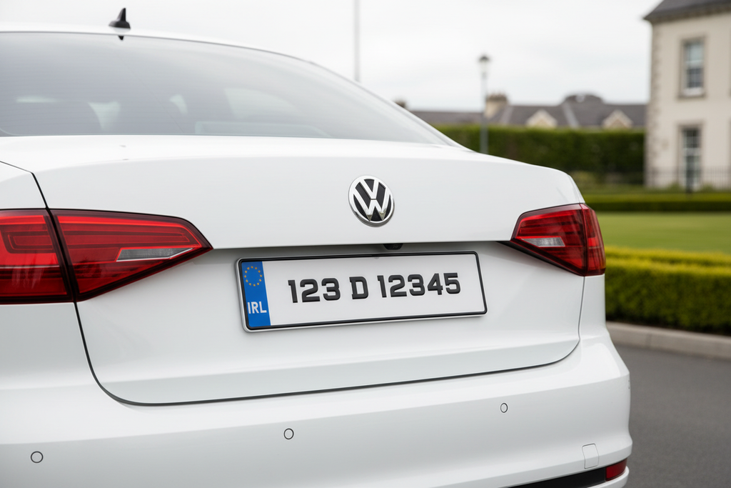 Metro Plate – Mounted on VW Jetta