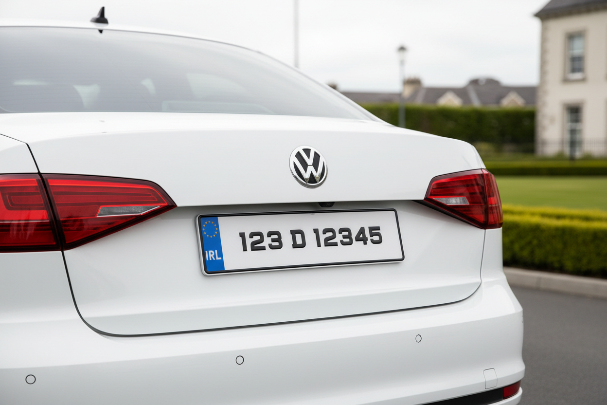 Metro Plate – Mounted on VW Jetta