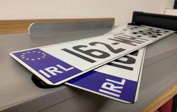 Standard NCT compliant number plate Ireland – road legal

