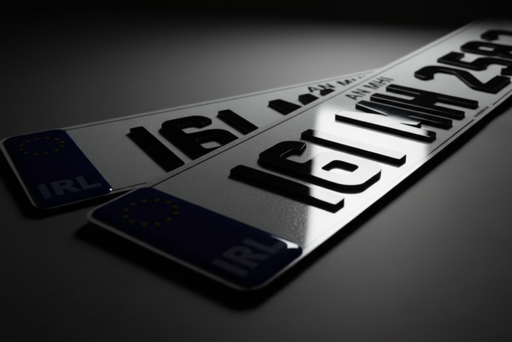 Road Legal 4D Number Plate – Studio