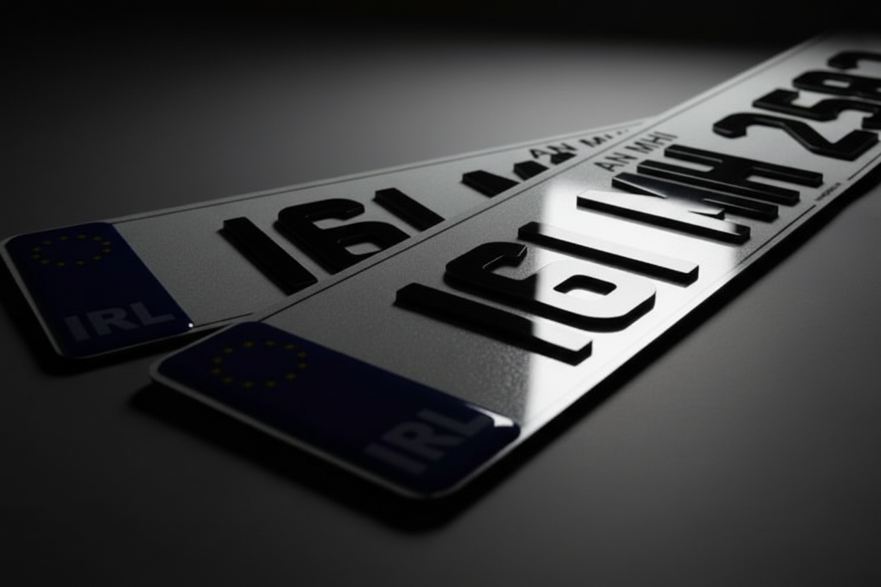 Road Legal 4D Number Plate – Studio