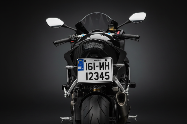 Road Legal Motorbike Number Plate – Mounted