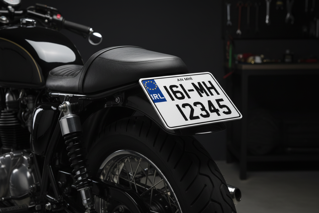 Road Legal Motorbike Number Plate – Studio